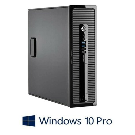 Calculatoare HP ProDesk 400 G1 SFF, Quad Core i5-4590S, Win 10 Pro